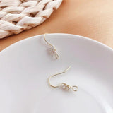 10pcs Rhinestone Earrings Clasps Hooks DIY Jewelry Making Accessories