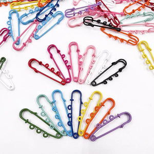 10 Colorful Safety Pins Buckles Clothing Pendant DIY Decorative Jewelry
