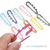 10 Colorful Safety Pins Buckles Clothing Pendant DIY Decorative Jewelry