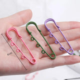 10 Colorful Safety Pins Buckles Clothing Pendant DIY Decorative Jewelry