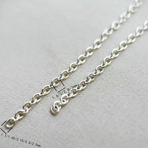 925 Sterling Silver O Chain for Jewelry Making