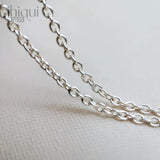 925 Sterling Silver O Chain for Jewelry Making