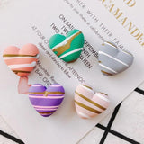 10 Resin Acrylic Heart Pendant Earring Accessories