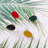 Alloy Water Drop Pendant DIY Earring Accessories