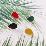 Alloy Water Drop Pendant DIY Earring Accessories