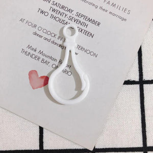 DIY Jewelry Plastic Light Bulb Buckle Keychain Toy Hook 10pcs