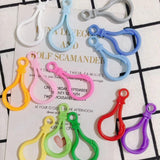 DIY Jewelry Plastic Light Bulb Buckle Keychain Toy Hook 10pcs