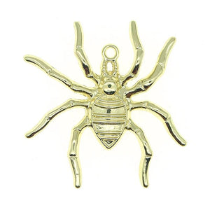 10pcs Spider Metal Earring Charms Pendant for DIY Jewelry Making