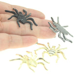 10pcs Spider Metal Earring Charms Pendant for DIY Jewelry Making