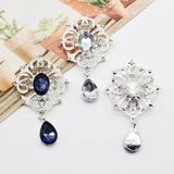 5pcs Rhinestone Bowknot Pendant DIY Jewelry Decoration Accessories