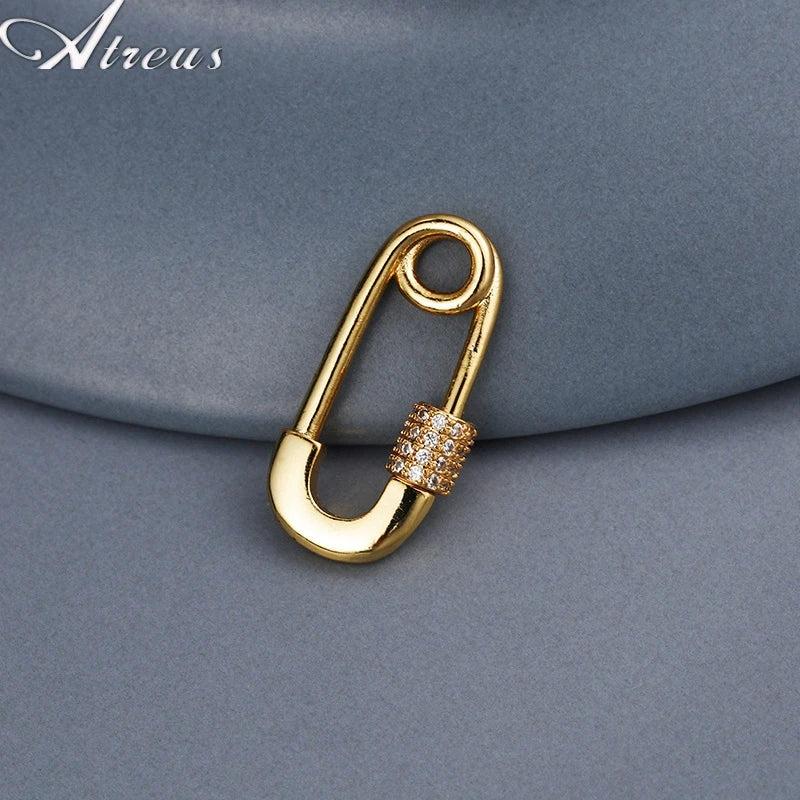 5-Pointed Star Paper Clip Chain Necklace Pendant