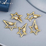 5-Pointed Star Paper Clip Chain Necklace Pendant