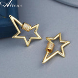 5-Pointed Star Paper Clip Chain Necklace Pendant