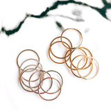 Plated Eardrop Pendant Charms, DIY Jewelry Components, 6pcs