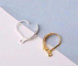 50pcs/lot French Ear Hook Wire Clasp for Making Jewelry Earrings