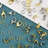 Jewelry Making Kits Lobster Clasp Jump Rings Crimps Beads Box Sets
