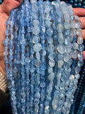 Aquamarine Gemstone Small Loose Chips Strand Seed Beads for Jewelry Making