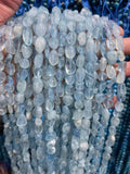 Aquamarine Gemstone Small Loose Chips Strand Seed Beads for Jewelry Making