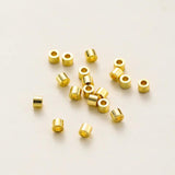 100Pcs 2*2.5mm Brass Tubes Crimp Beads for Jewelry Making