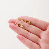 100Pcs 2*2.5mm Brass Tubes Crimp Beads for Jewelry Making