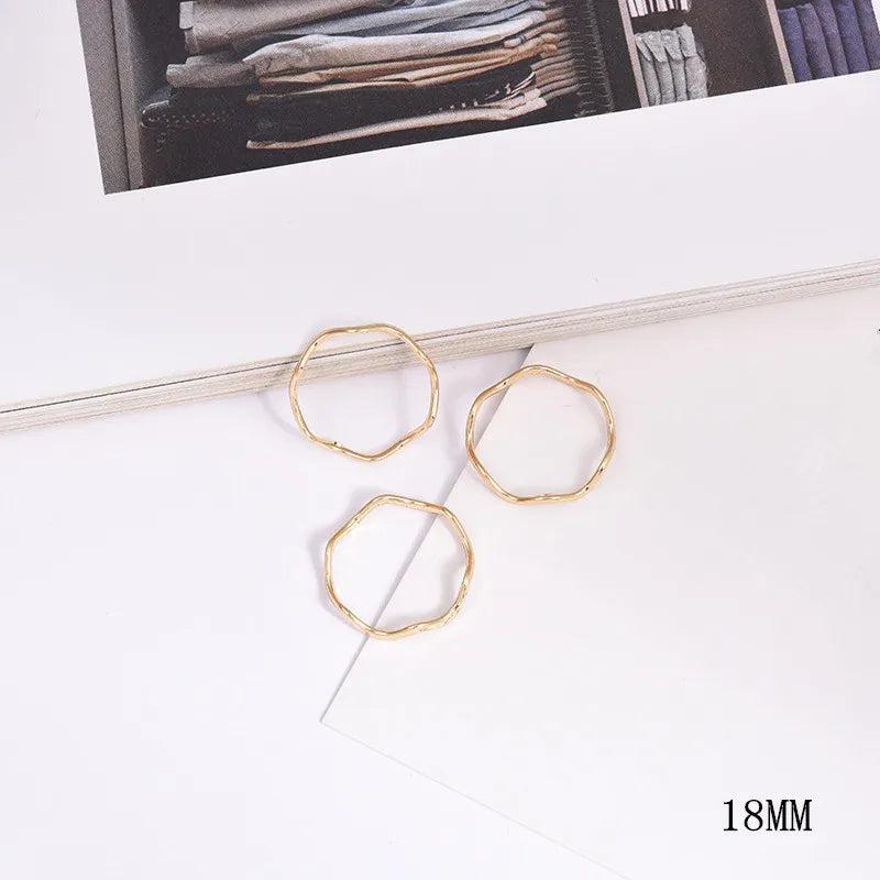 10pcs Metal Round Charms Pendants for DIY Jewelry Making