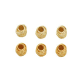 30pcs Round Beads Spacer Beads DIY Bracelet Necklace Making Jewelry