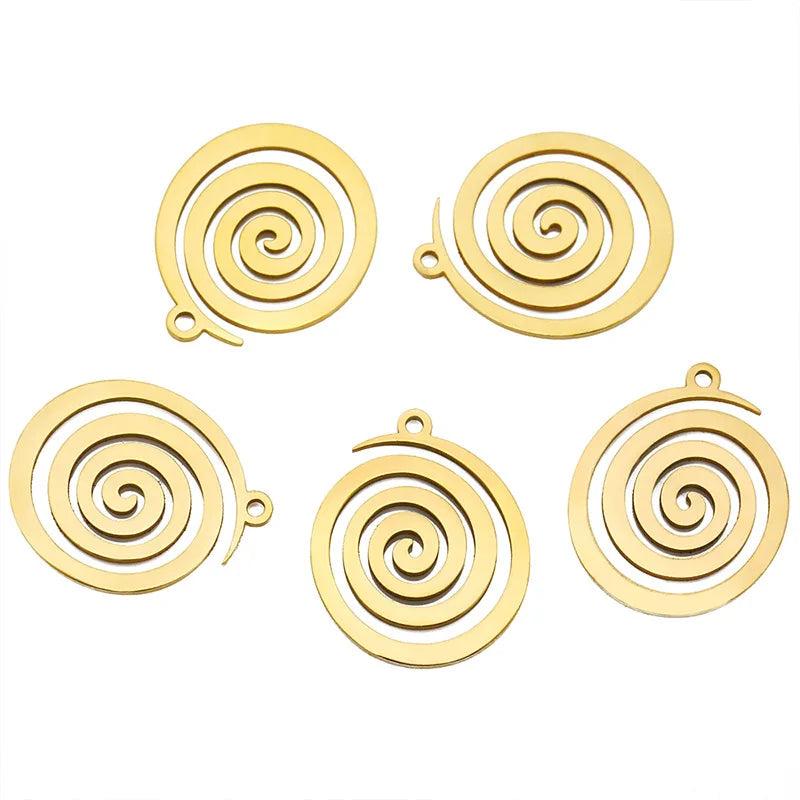 10pcs Stainless Steel Pendant Base for Diy Earrings Bracelet