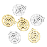 10pcs Stainless Steel Pendant Base for Diy Earrings Bracelet
