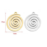10pcs Stainless Steel Pendant Base for Diy Earrings Bracelet