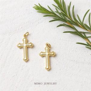 Vintage Cross Pendant Titanium Steel Necklace Bracelet Accessory