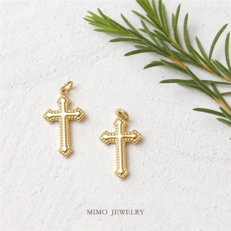 Vintage Cross Pendant Titanium Steel Necklace Bracelet Accessory
