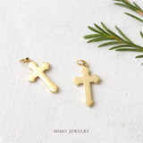 Vintage Cross Pendant Titanium Steel Necklace Bracelet Accessory