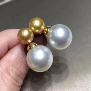 925 Silver Pearl Beads Stud Earrings Setting Base DIY Jewelry Making