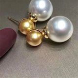 925 Silver Pearl Beads Stud Earrings Setting Base DIY Jewelry Making