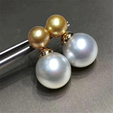 925 Silver Pearl Beads Stud Earrings Setting Base DIY Jewelry Making