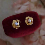925 Silver Pearl Beads Stud Earrings Setting Base