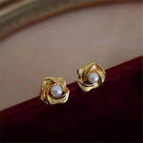925 Silver Pearl Beads Stud Earrings Setting Base