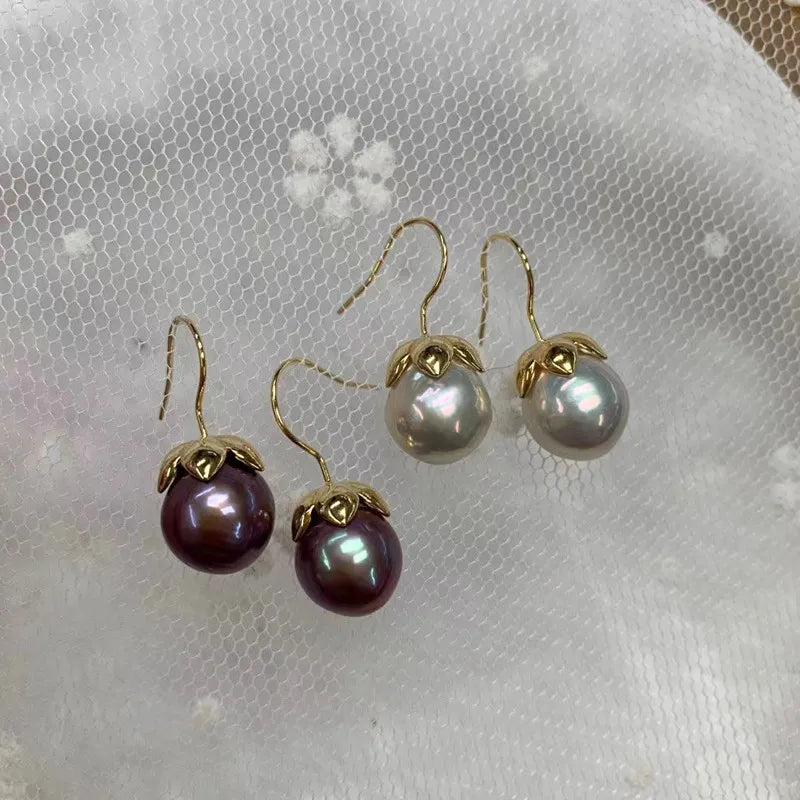925 Silver Pearl Beads Stud Earrings Base for DIY Jewelry Making