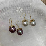 925 Silver Pearl Beads Stud Earrings Base for DIY Jewelry Making