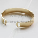 Solid Brass Cuff Bracelets - Bangle 60x50mm