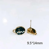 Wool Stud Earring Pendant Necklace Supplies 6pcs