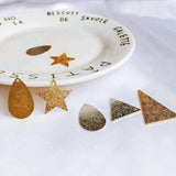 Metal Pendant Earring Components Necklace Charms 8pcs