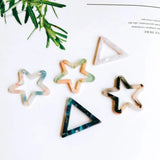 Resin Plastic Acetic Acid Eardrop Diy Material Pendant Necklace Earring Charms