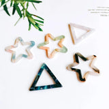Resin Plastic Acetic Acid Eardrop Diy Material Pendant Necklace Earring Charms