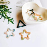 Resin Plastic Acetic Acid Eardrop Diy Material Pendant Necklace Earring Charms