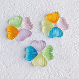 Clear Resin Heart Shape Spacer Pendant Earring Accessories 20pcs