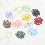 10pcs Monstera Pendant Base Leaf Pendants for DIY Jewelry Making