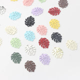10pcs Monstera Pendant Base Leaf Pendants for DIY Jewelry Making