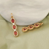 2Pcs 8*40MM DIY CZ Charms Multicolor Pendant