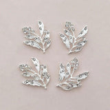 10 PCS Crystal Rhinestone Branches & Leaves Metal Alloy DIY Jewelry Accessorie